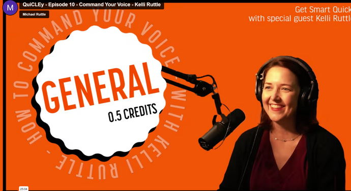 How to Command Your Voice as a Lawyer - Quick Tips From An Actor (0.5 CLE Credit)